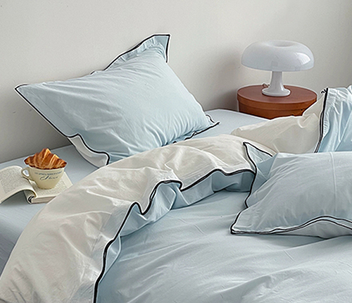 Washed cotton bedding