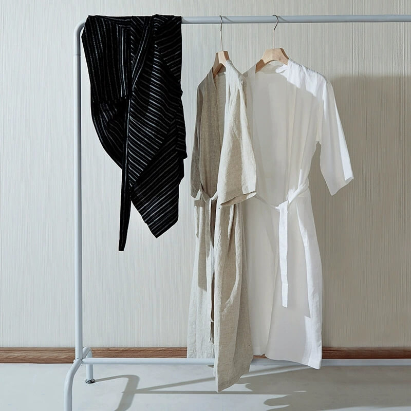 Linen Adult Bathrobe