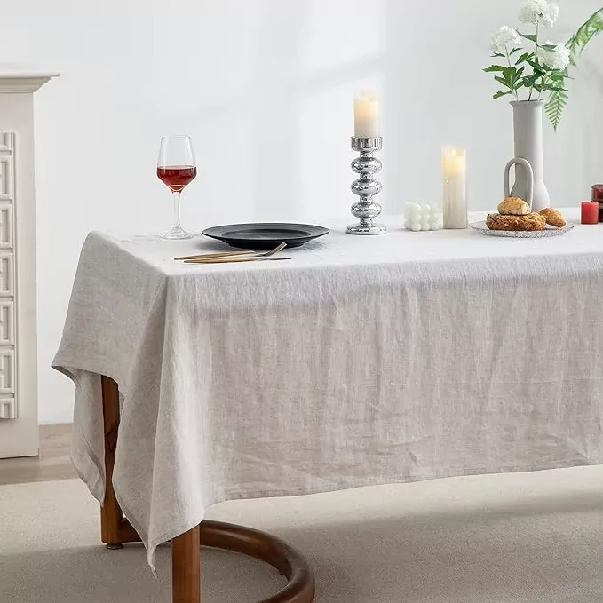 Linen Woven Tablecloth