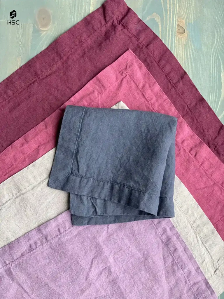 HSC Corner-patch Linen Napkins