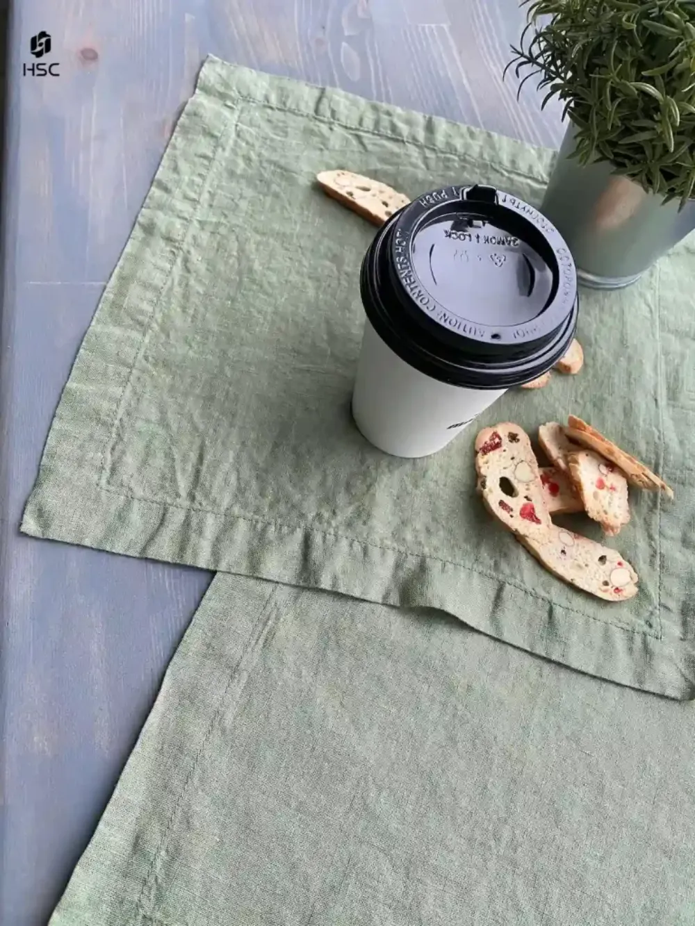 Corner-patch Linen Napkins