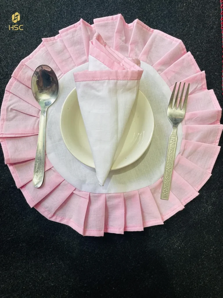 Organic Cotton Ruffled Napkins