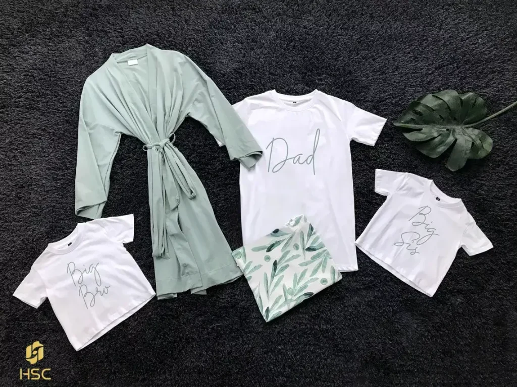 Custom Organic Cotton Reusable Sleepwear Sets