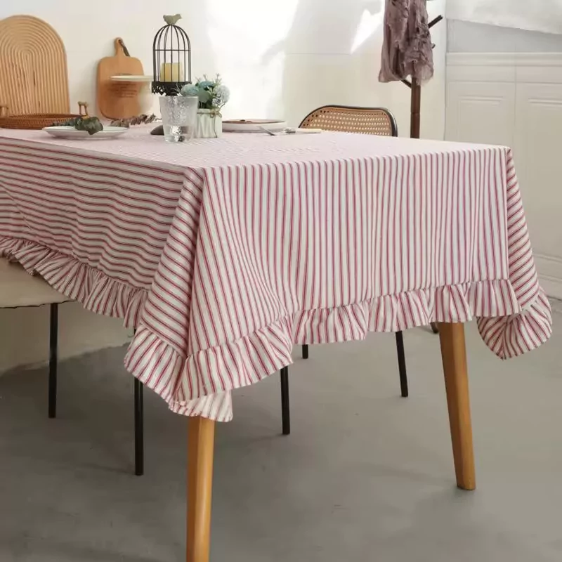 Stain-resistant Deluxe 100% Cotton Tablecloth