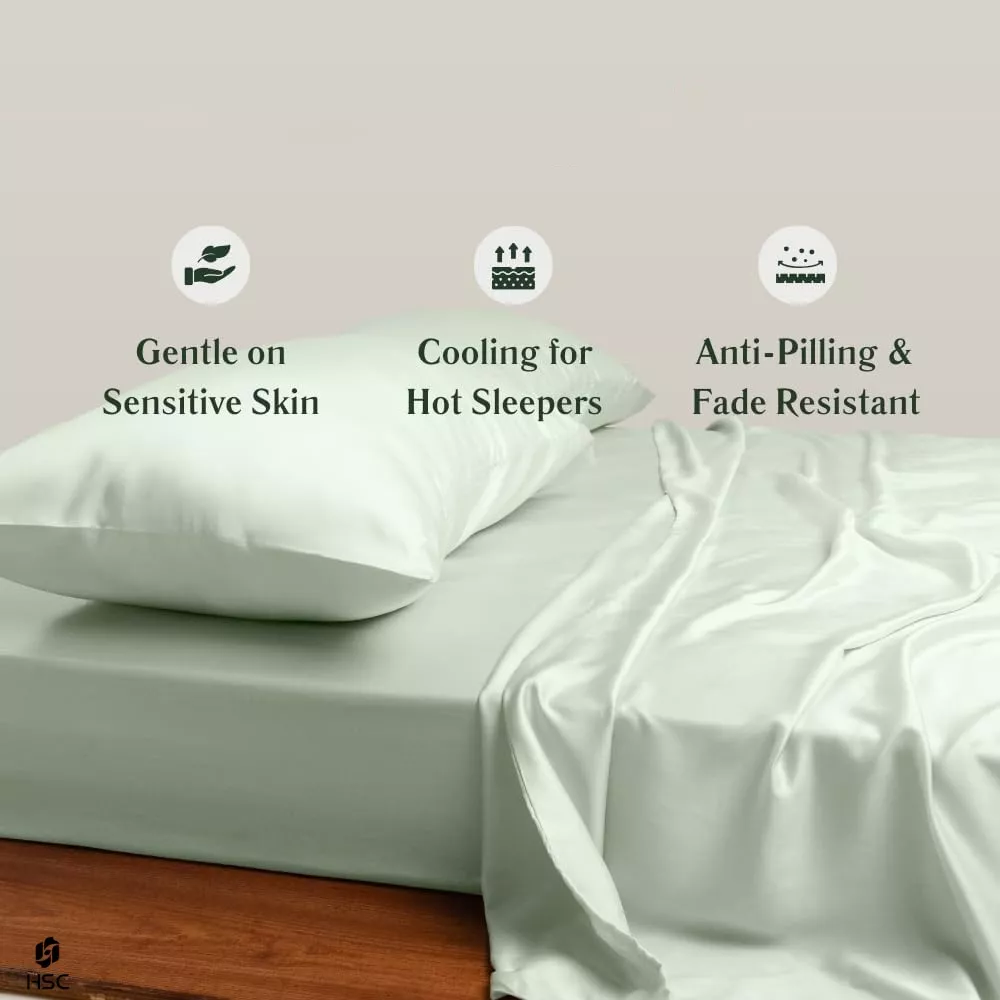 HSC ODM OEM Organic Bamboo Lyocell Bedding Set OEKO-TEX Certified Home Textiles Eco-Friendly Bedding