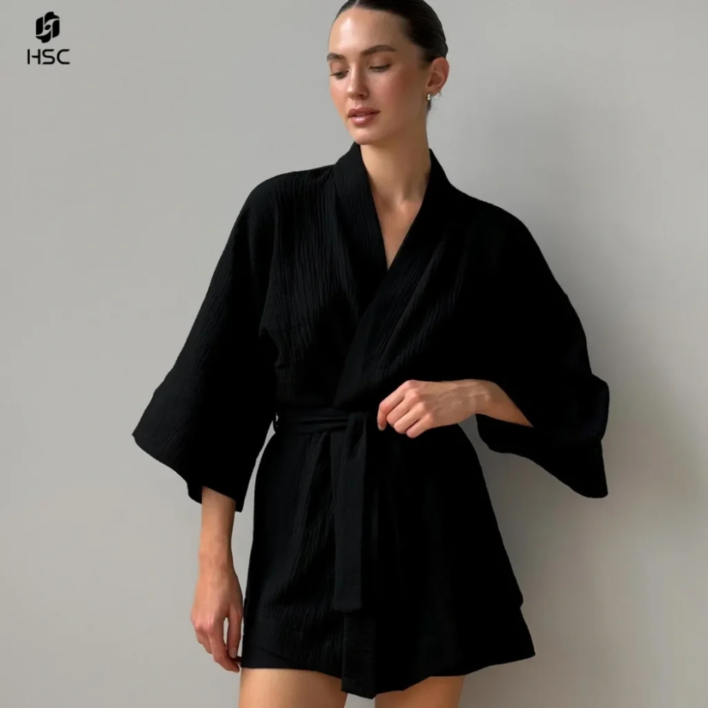 Muslin Cotton Hand-embroidered Eco-friendly Durable Pajamas