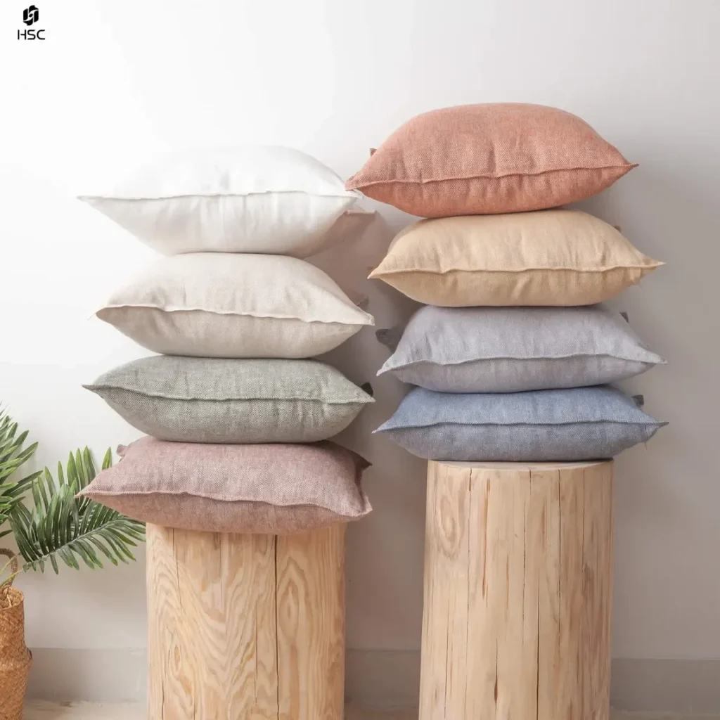 cotton linen cushion