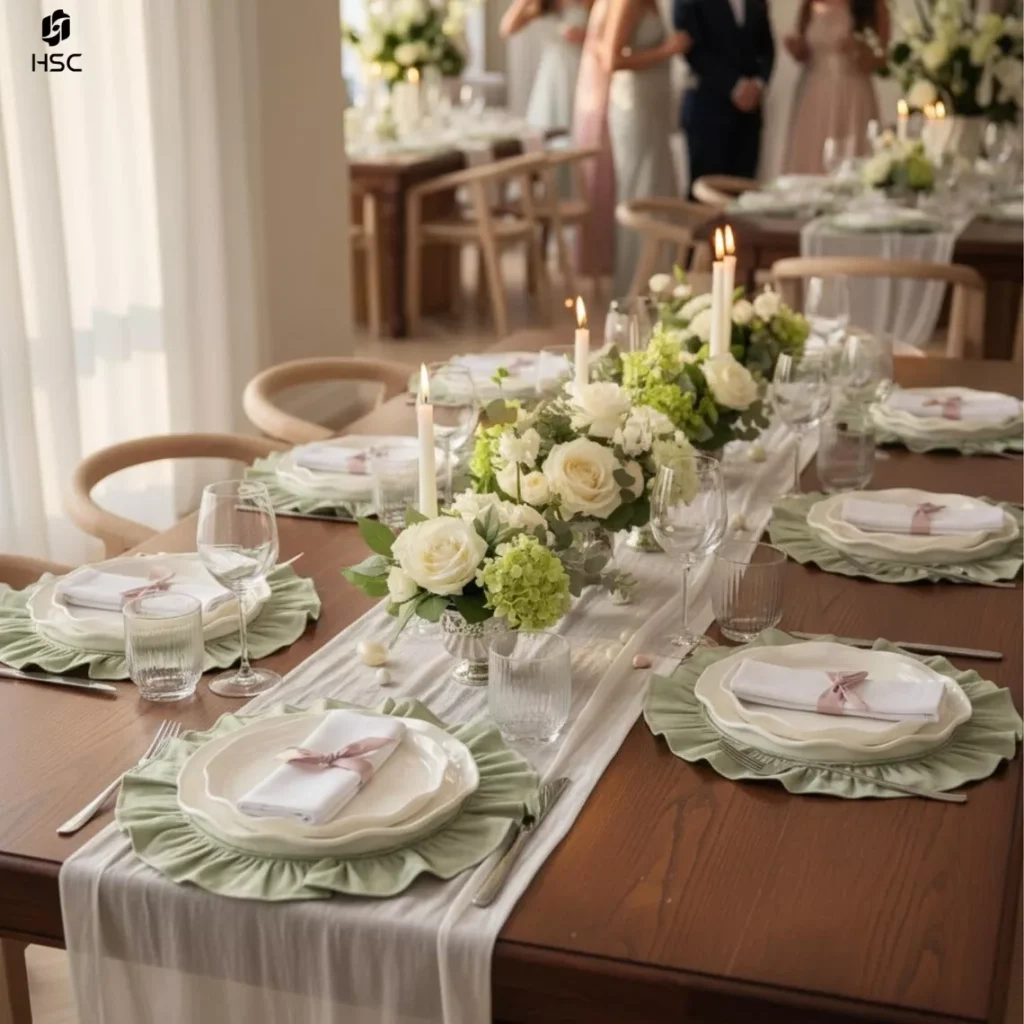 How Should Event Planners Choose Ruffle Napkin Colors for 2026 Wedding Themes