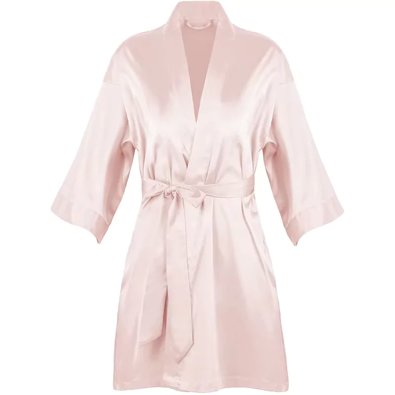Luxury Designer Bridesmaid Bridal Bamboo Bathrobe Set Breathable