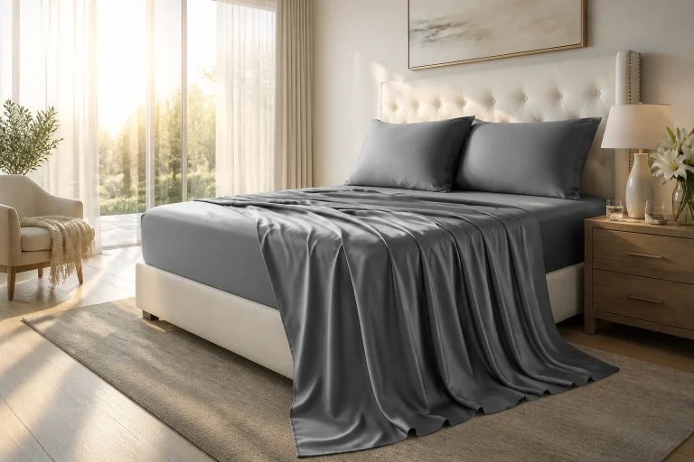 Bamboo Sheet Set Panoramic Bedroom Banner